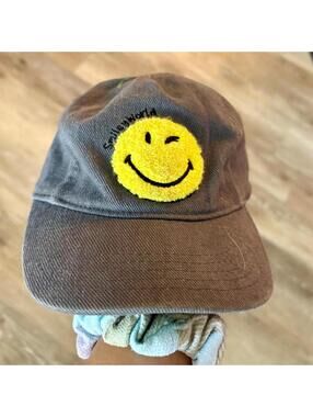 H&M SmileyWorld Kids Gray Baseball Cap Size 6-12M